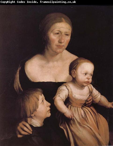 Hans Holbein The artist s wife abuse